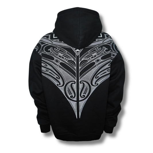 KAITIAKI HOODY (BLACK)