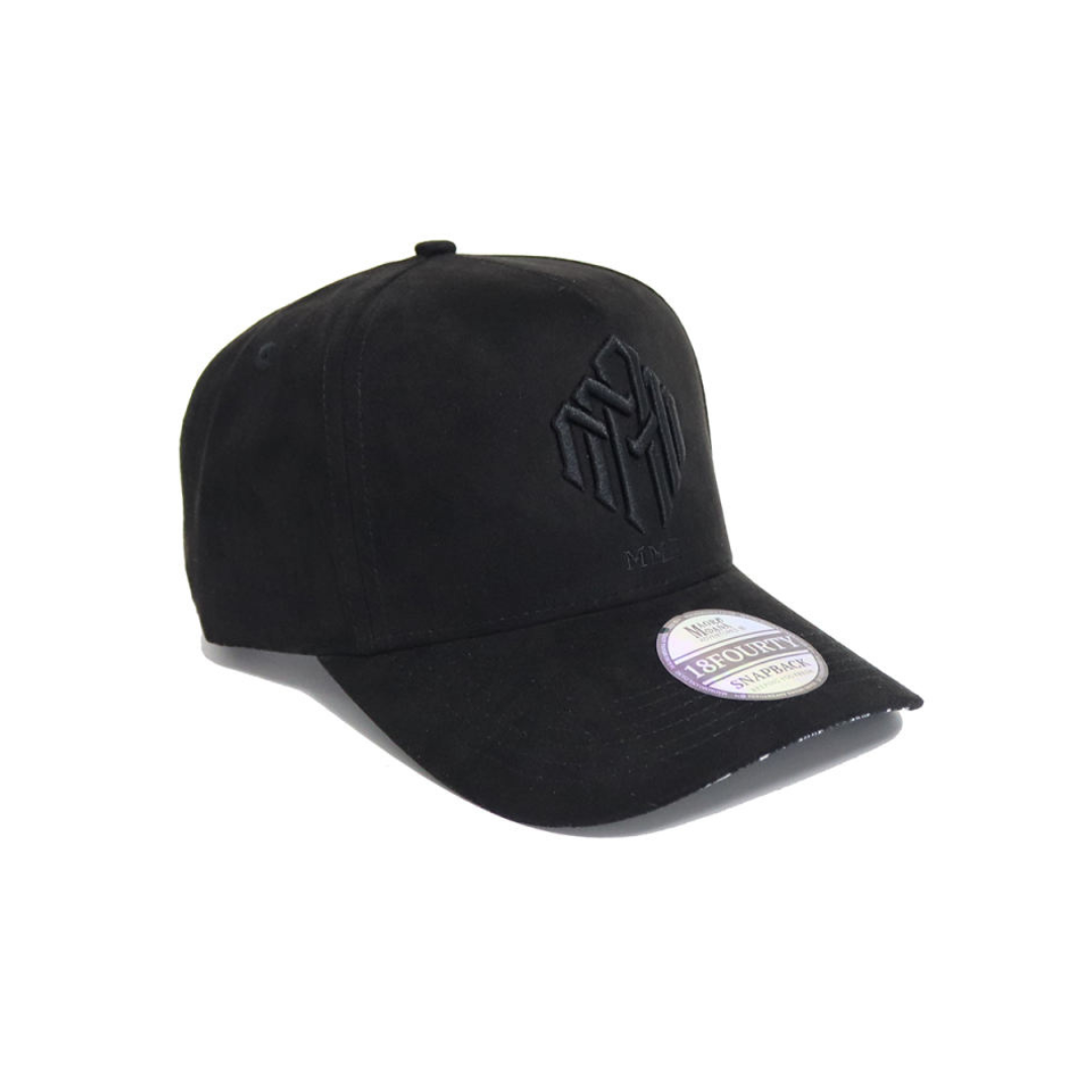 BLACK SUEDE MMA STRAPBACK